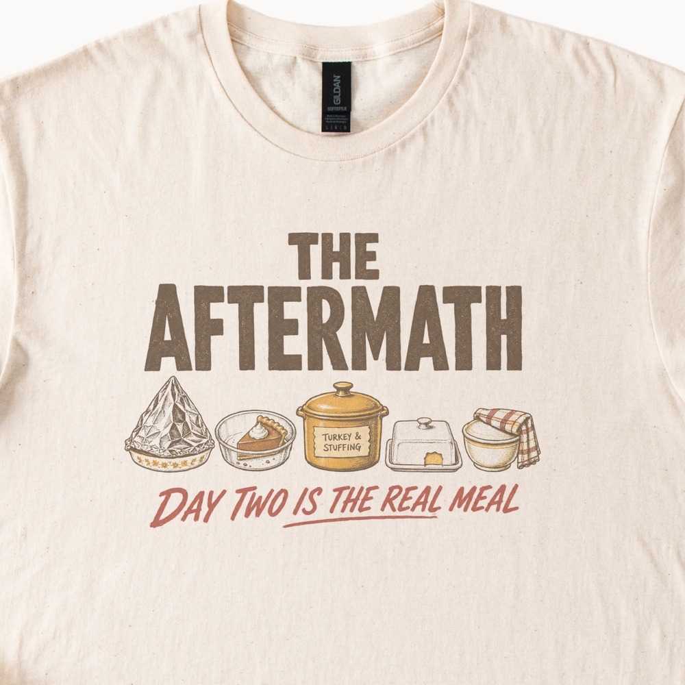 The Aftermath Leftovers Row Thanksgiving Tee